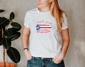 Puerto Rico Shirt, Puerto Rican TShirt, Boricua Top, Latina Shirt, Puerto Rico Pride, Puerto Rico Native, Gift for Girlfriend, Gift for Mom
