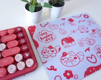 It's My Moment Cute Doodle Mousepads - Cat Mom Mouse Mat - Desk Accessory