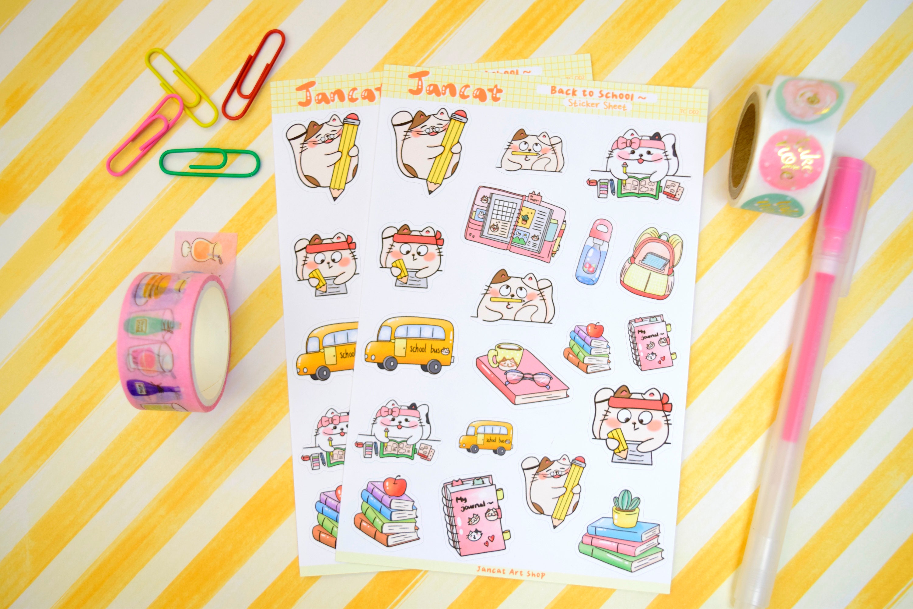 K9-kit Label, Planner Labels, Name Labels, Cute Planner Stickers, Label  Stickers, Sticker Sheet, Emoti Sticker, Back to School Stickers 