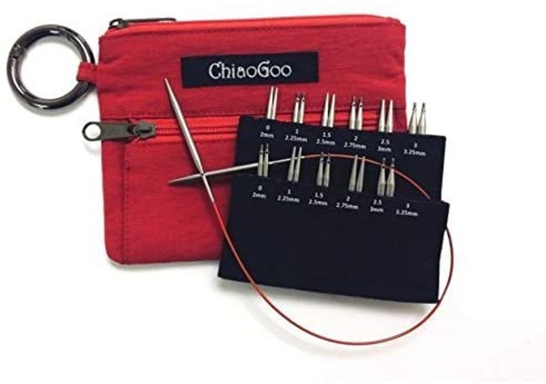 Set De Agujas Intercambiables Twist Red 10cm ChiaoGoo
