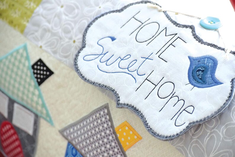 Kimberbell Bench Pillows Machine Embroidery home Sweet Home Etsy