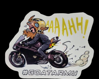 CTG Cartoon Sticker 3x2.3" Diecut