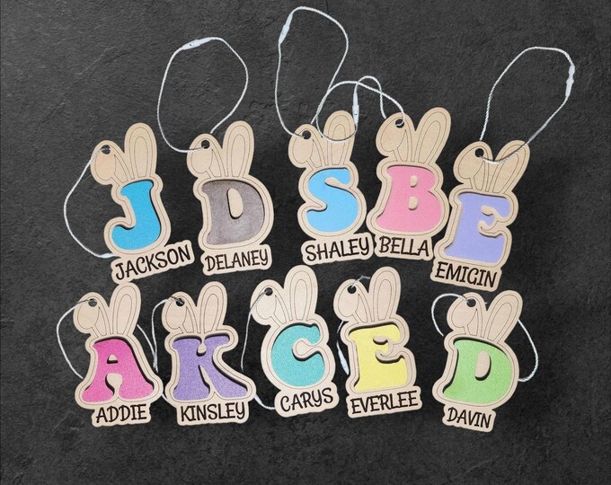 Easter Basket Tag - Personalized name tags for Easter basket