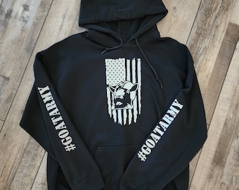 Black Gildan Heavy Blend Hooded Sweatshirt