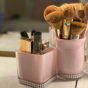 Glitter Glam Louie V Inspired Makeup Brush Holder - Glitter Makeup