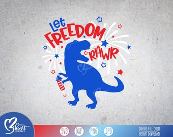 Download Dinosaur 4th Of July Etsy