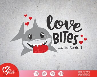 Download Valentine Shark Svg Etsy