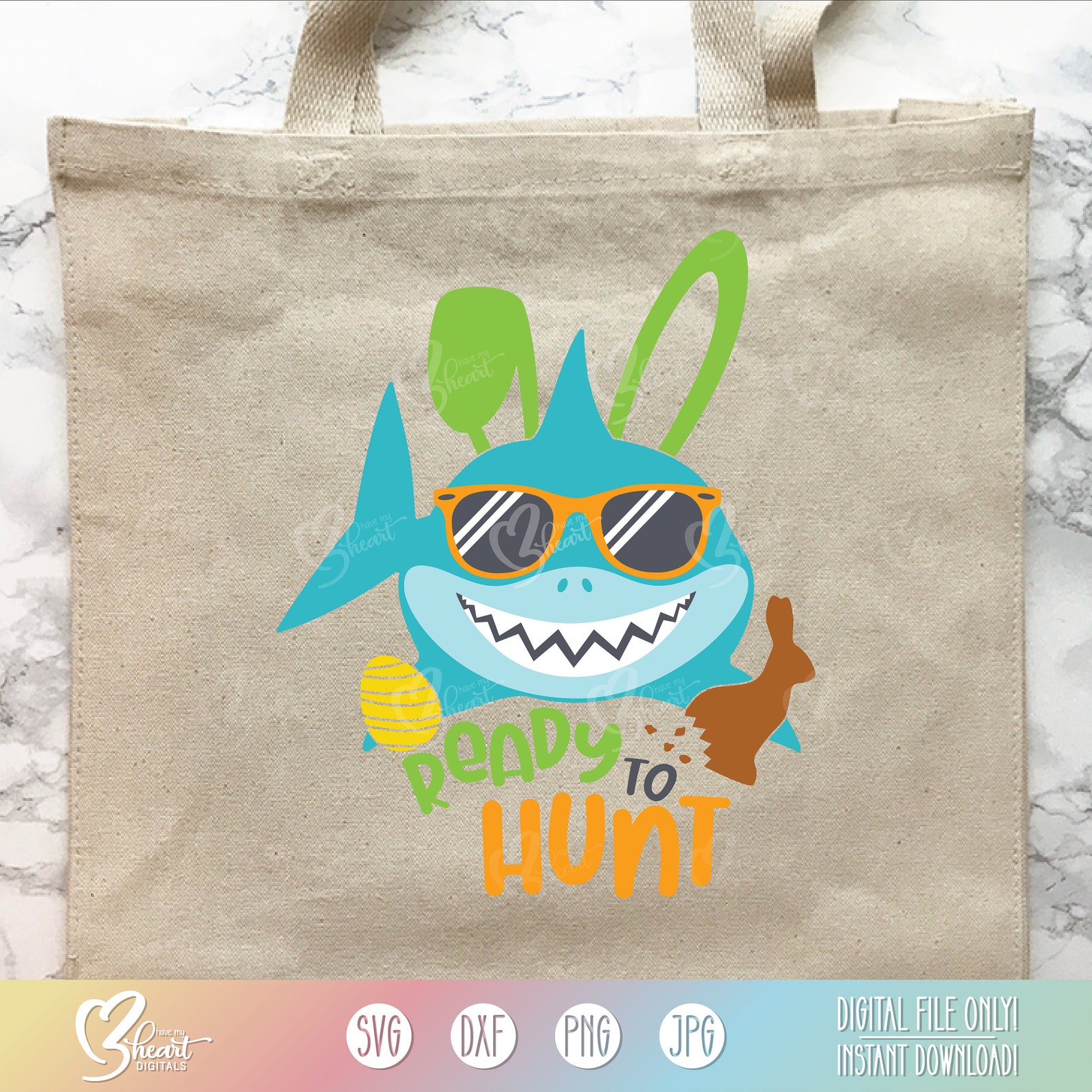Download Easter Shark SVG Kid's Easter Shirt Boys Easter SVG | Etsy