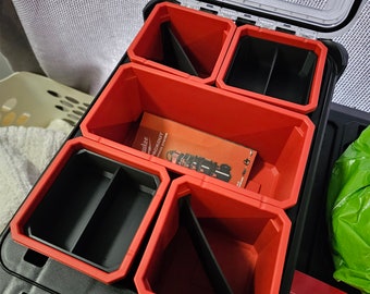 Milwaukee Packout Organizer Divisor Contenedores nido para bañera pequeña 4932464083 493247106