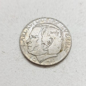 スウェーデンのコイン 1 クローナ |カール16世グスタフ