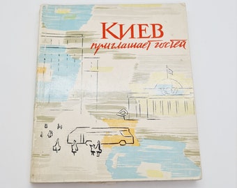 Soviet vintage book about Kiev made in USSR in 1967