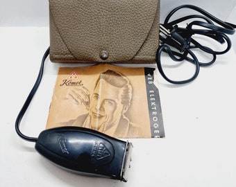 Vintage German electric shaver Komet made in Germany in 1950s
