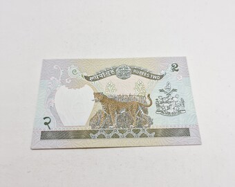 Vintage 2 Nepalese Rupees Banknote of 1981 - Etsy