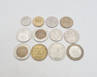 ロシア硬貨 1ルーブル | 双頭の鷲 | ロシア | 1992 - Etsy 日本