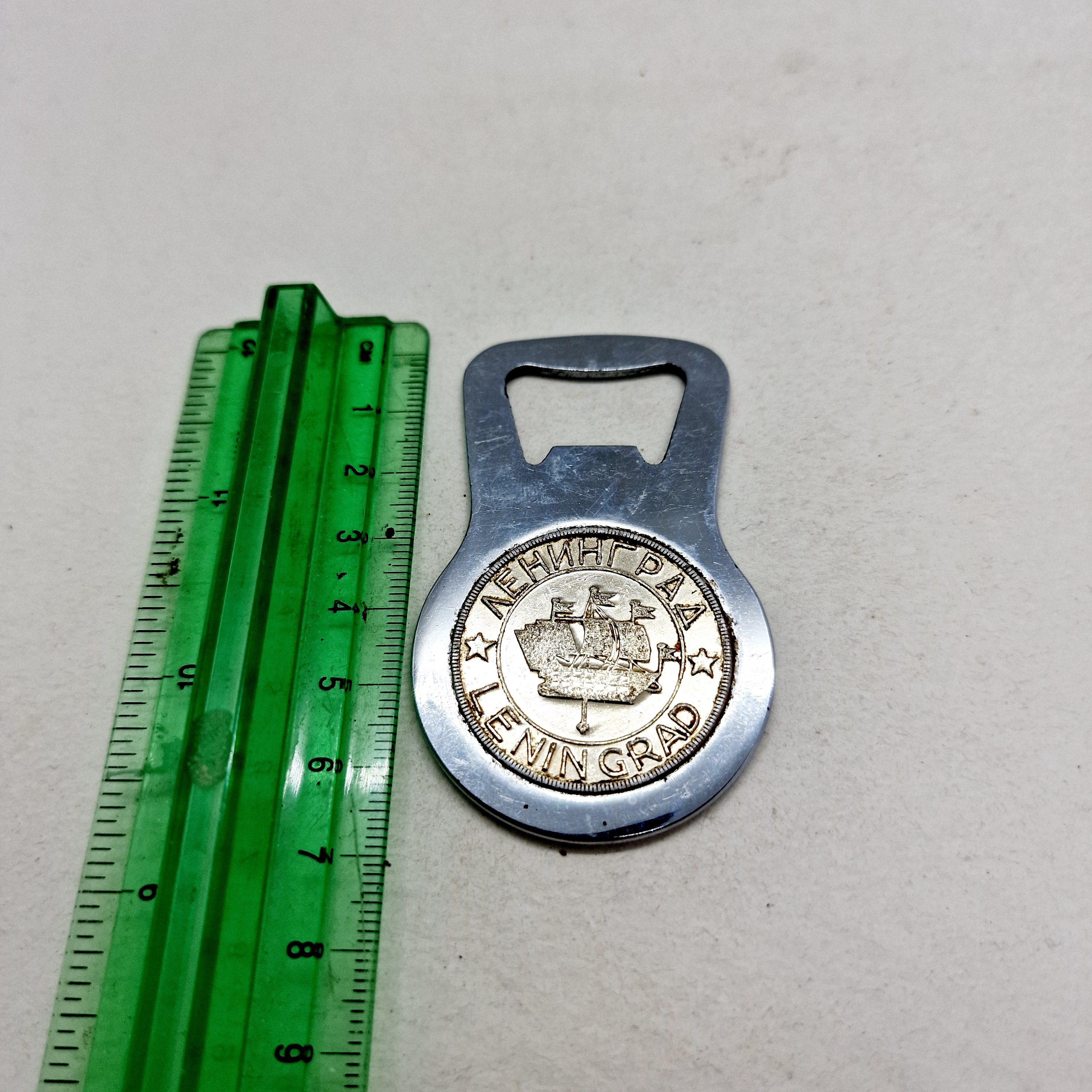 Vintage Soviet Leningrad Bottle Opener Made in USSR in 1970s