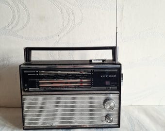 Latvian Vintage Radio VEF 202Made in USSR in 1980s.