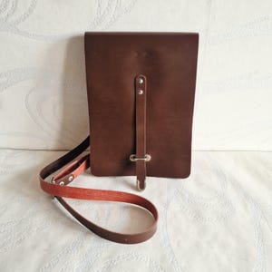 Soviet Army Officer's Kirza document or map bag, case made in USSR in 1970s