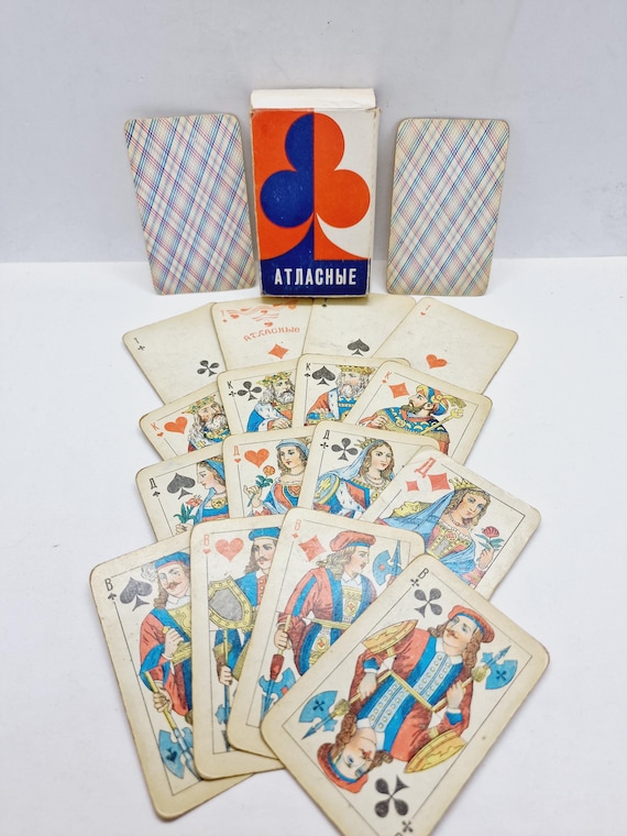 ヴィンテージ/ソビエトトランプ ソビエトヴィンテージトランプ - 1976年にソ連で作られた54枚の