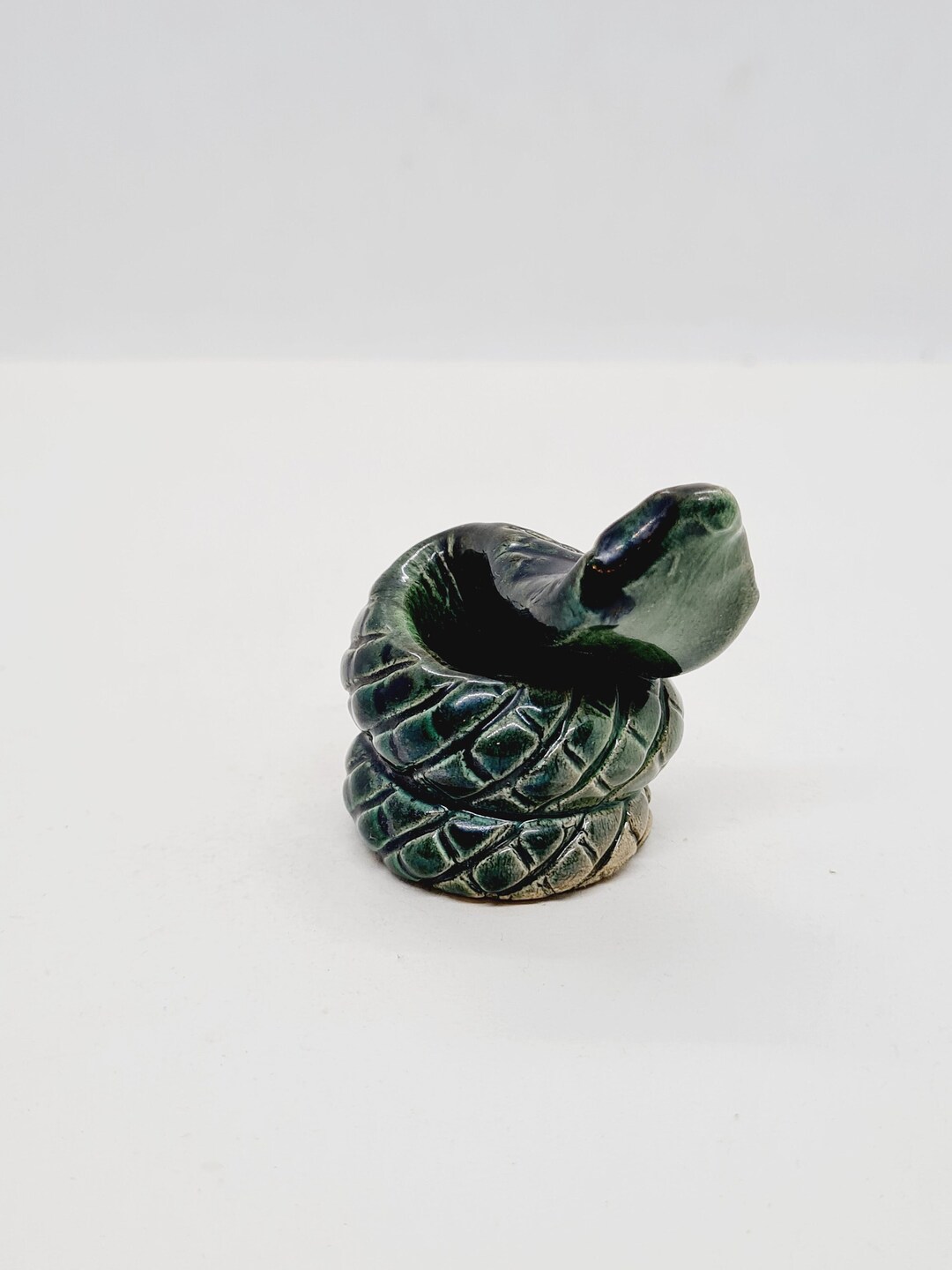 Vintage Snake Figurine - Soviet Vintage Snake - Soviet Vintage Ceramic ...
