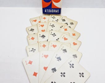 ソビエトヴィンテージトランプ - 1976年にソ連で作られた54枚の
