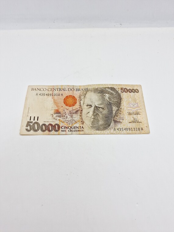 ブラジル 旧貨幣セット クルゼイロ紙幣　5枚 ブラジル 旧貨幣 セット - メルカリ