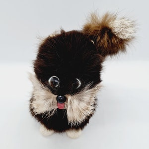 Figurine de chat vintage soviétique - Jouet de chat vintage letton fabriqué en URSS dans les années 1970