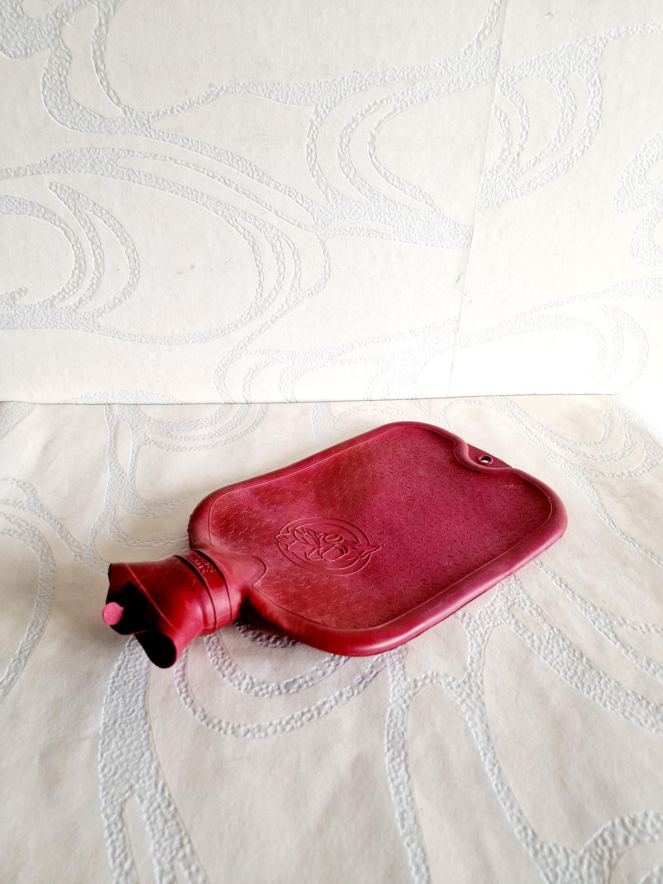 New Soviet Vintage Rubber Hot Water Bottle Made in USSR in 1982