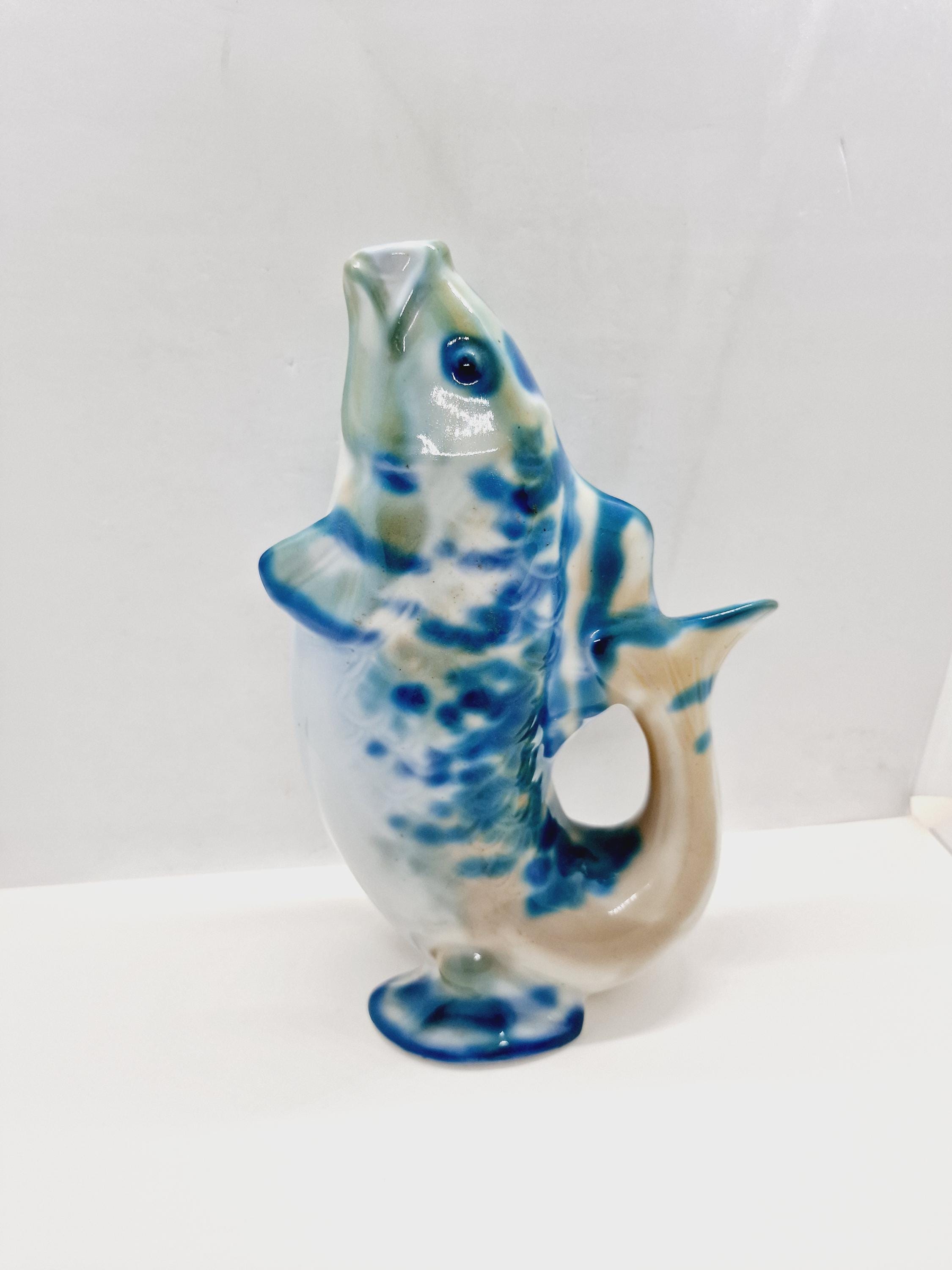 Vase céramique poissons 1960 vintage | Selency