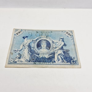 100 Reichsbanknote of 1908 - Vintage German Reichsbanknote printed in Germany in 1908