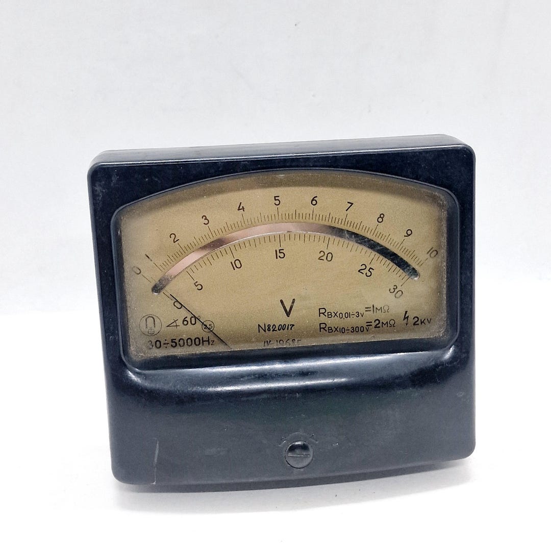 Soviet Meter Soviet Vintage Voltmeter Made in USSR in USSR in 1980s - Etsy