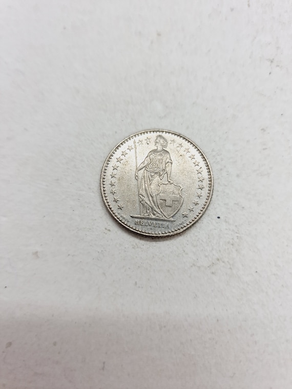 1991年にスイスで発行されたヴィンテージ2フラン硬貨 - Etsy 日本