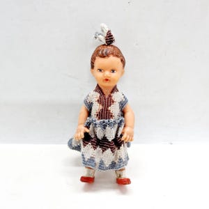 Vintage German tiny doll - German Doll Made in USSR in 1970s