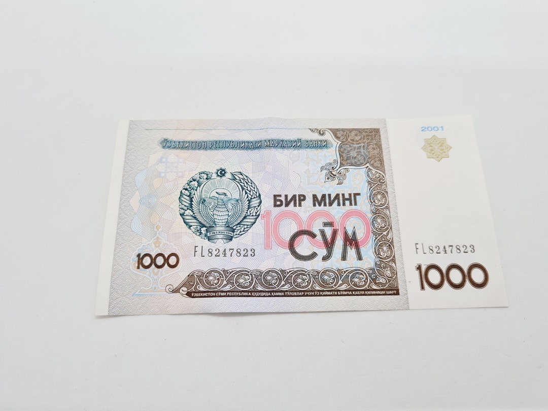 1000 Uzbekistan Som Banknote Issued in 1994 - Etsy