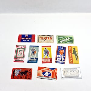 Swedish and Latvian vintage set of 11 razor blades from 1970s