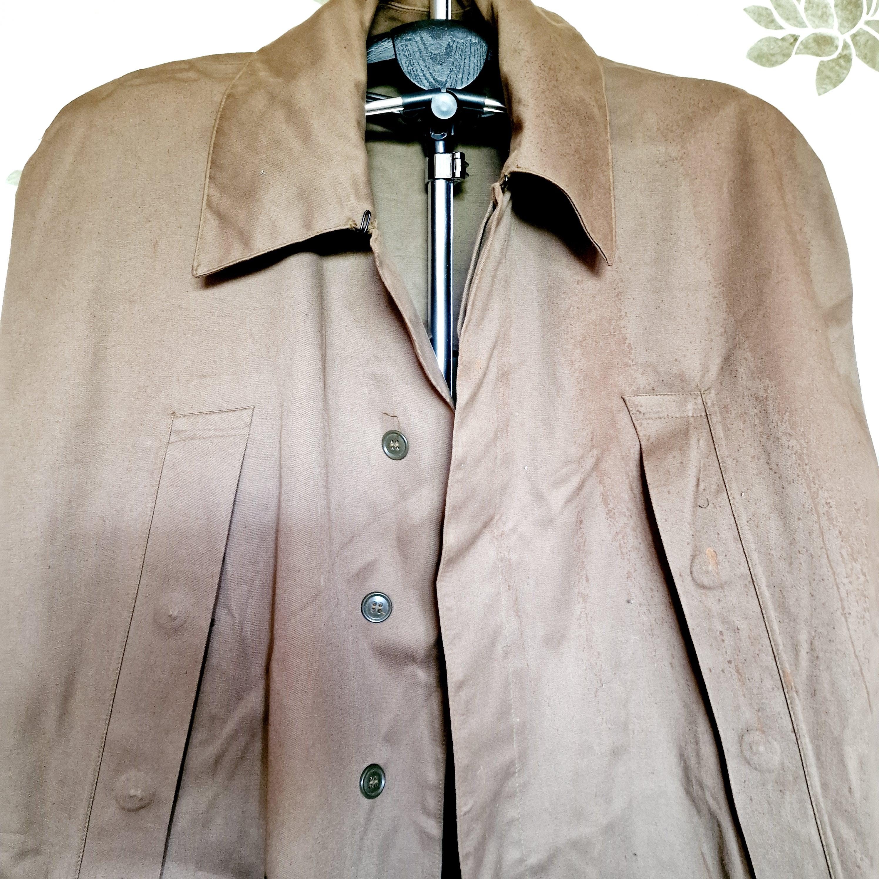 【旧ソ連軍、ロシア軍実物】70s USSR ミリタリー レインコート ビンテージ ミリタリー 卸売 仕入れ 問屋 実物 新品 デッドストック ロシア軍（旧