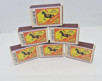 Latvian Vintage Matches Made in USSR in 1990s