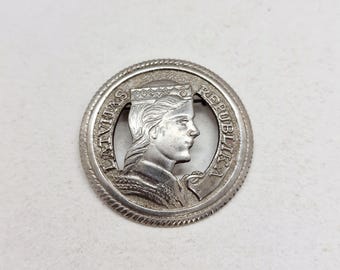 5ラティ、銀貨、1931年ラトビアコイン、ミルダ銀貨、ピエチ・ラティ