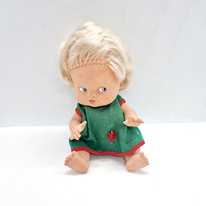 Vintage German tiny doll - German Doll Made in USSR in 1970s