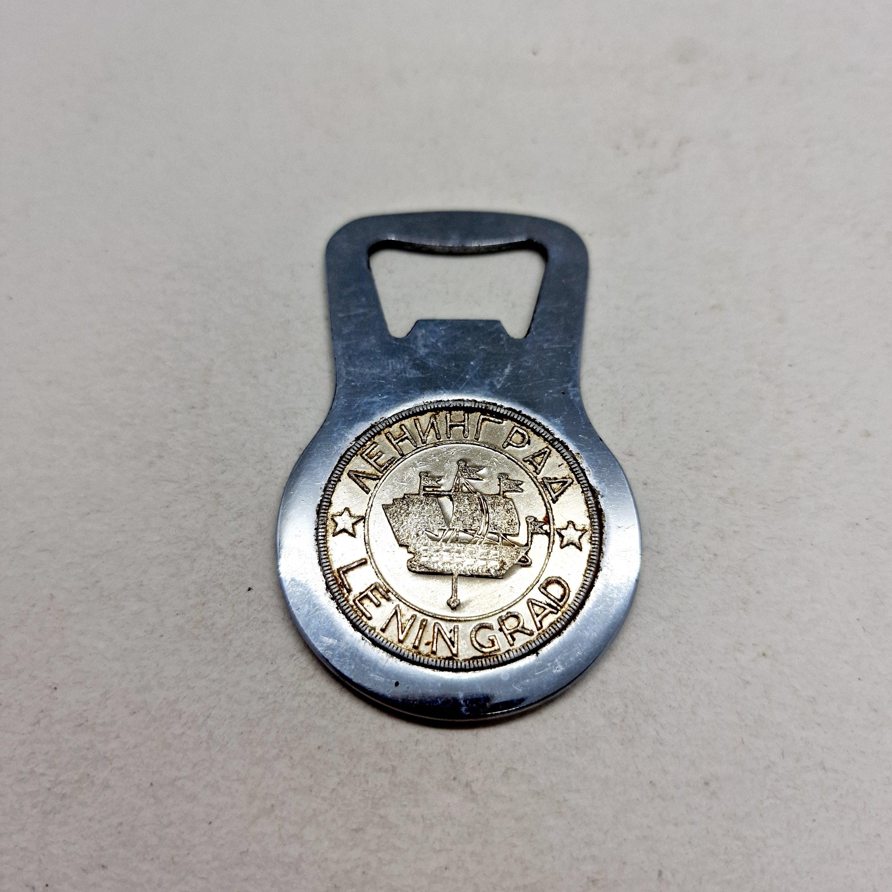 Vintage Soviet Leningrad Bottle Opener Made in USSR in 1970s