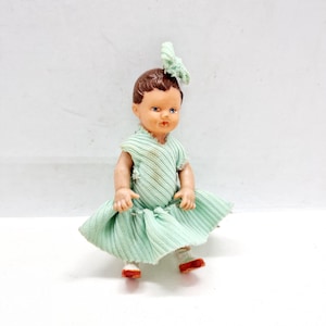 Vintage German tiny doll - German Doll Made in USSR in 1970s