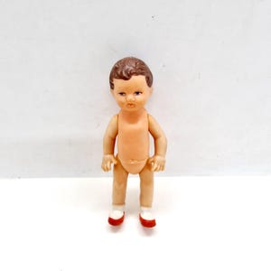 Vintage German tiny doll - German Doll Made in DDR in 1970s