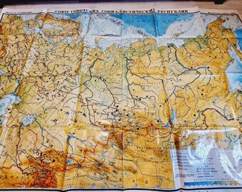貴重 ヴィンテージ 地図 ロールマップ 教材 スクール 壁掛け ソビエト ソ連 貴重 ヴィンテージ 地図 ロールマップ 教材 スクール 壁掛け