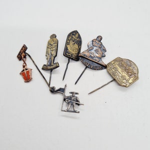 Latvian pins - set of 6 Latvian pins made in USSR in 1980s