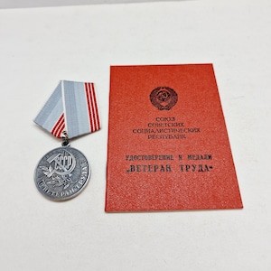 Médaille soviétique vintage du gagnant du concours socialiste