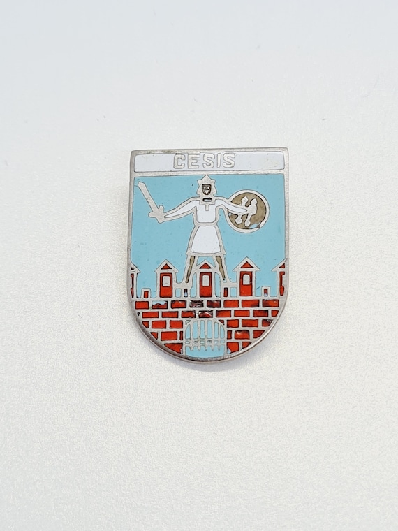 Cesis Pin - Coat of Arms of Cesis city in Latvia -