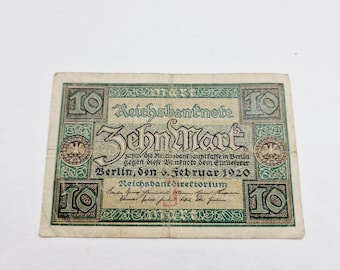 1910 年 1000 マルク ドイツ紙幣 - ライヒス銀行券 - グリーン シール
