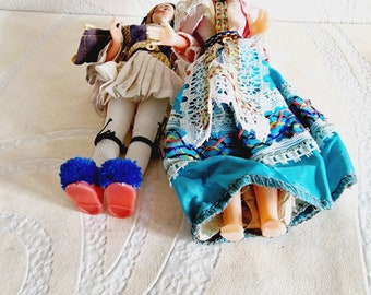 ヴィンテージ ソビエト人形 スペインのダンサー 1980 年代にソ連で製造