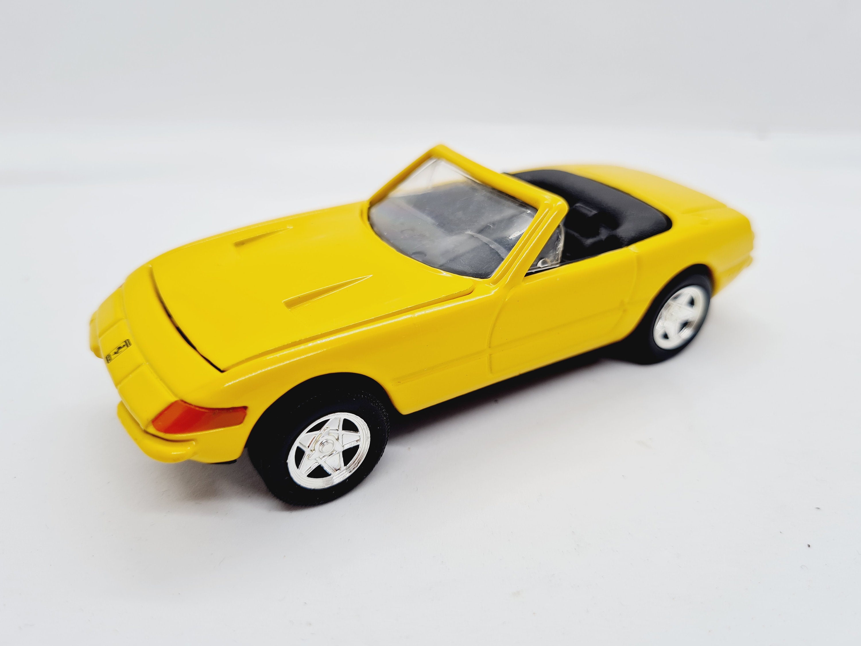 Ferrari 1969 365 GTS4 New Vintage Yellow Car Model Made in