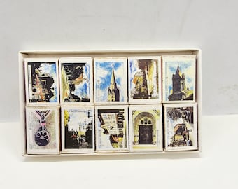 Latvian Vintage Souvenir set of matches "Liepaja" Made in USSR in 1970