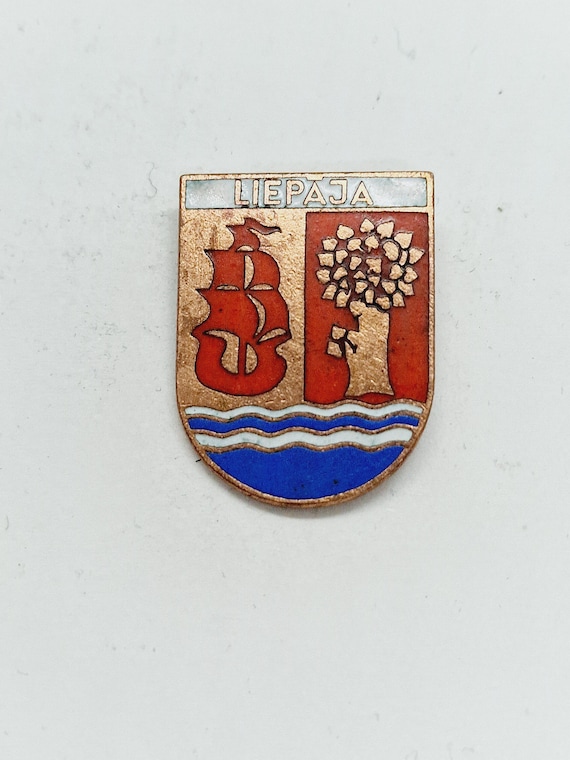 Liepaja Pin - Coat of Arms of Liepaja region of L… - image 1